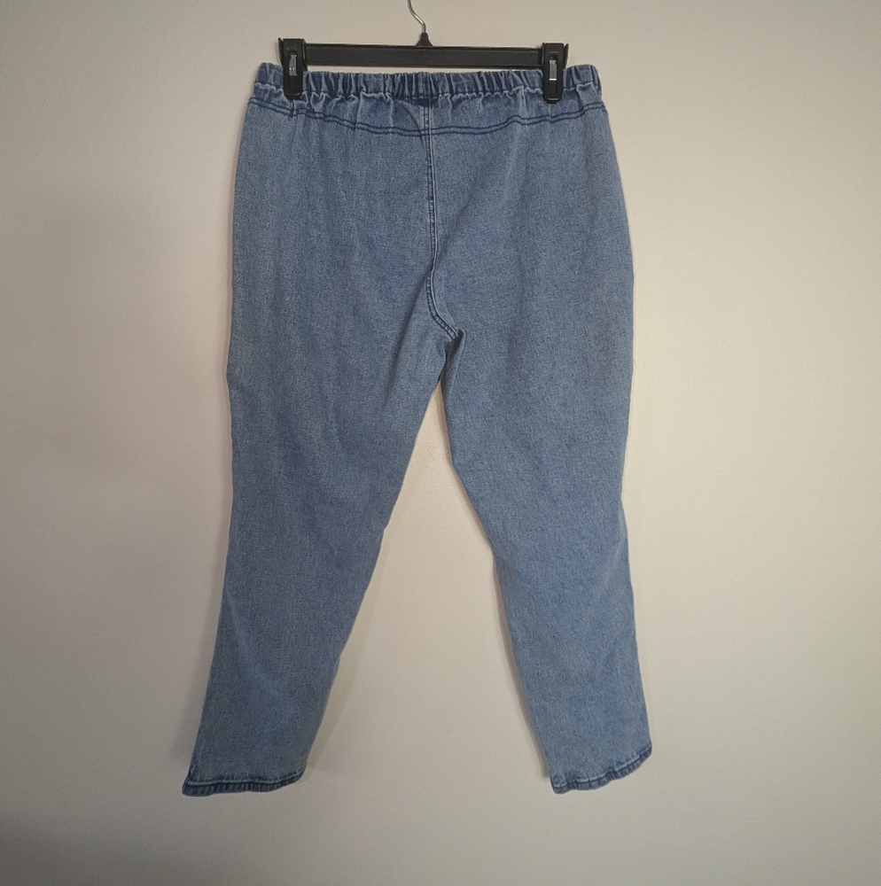 1XP NWT DG2 by Diane Gilman Petite Pull On Skinny Jeans - Picture 3 of 3